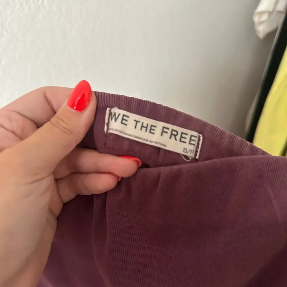 Free People We The Free Lola Side Tube Top with Asymmetric Hem Mauve